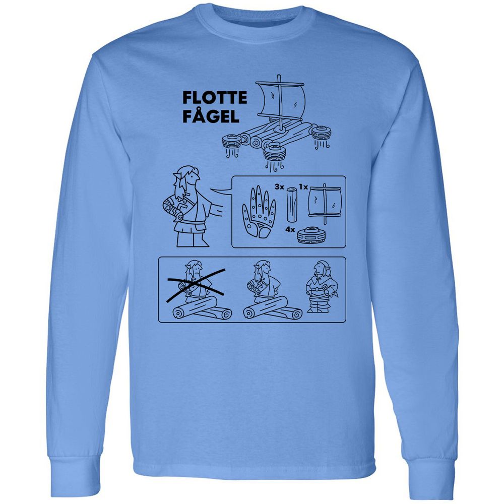 Long Sleeve T-Shirt - GYDLKMRZ - Carolina Blue - 2