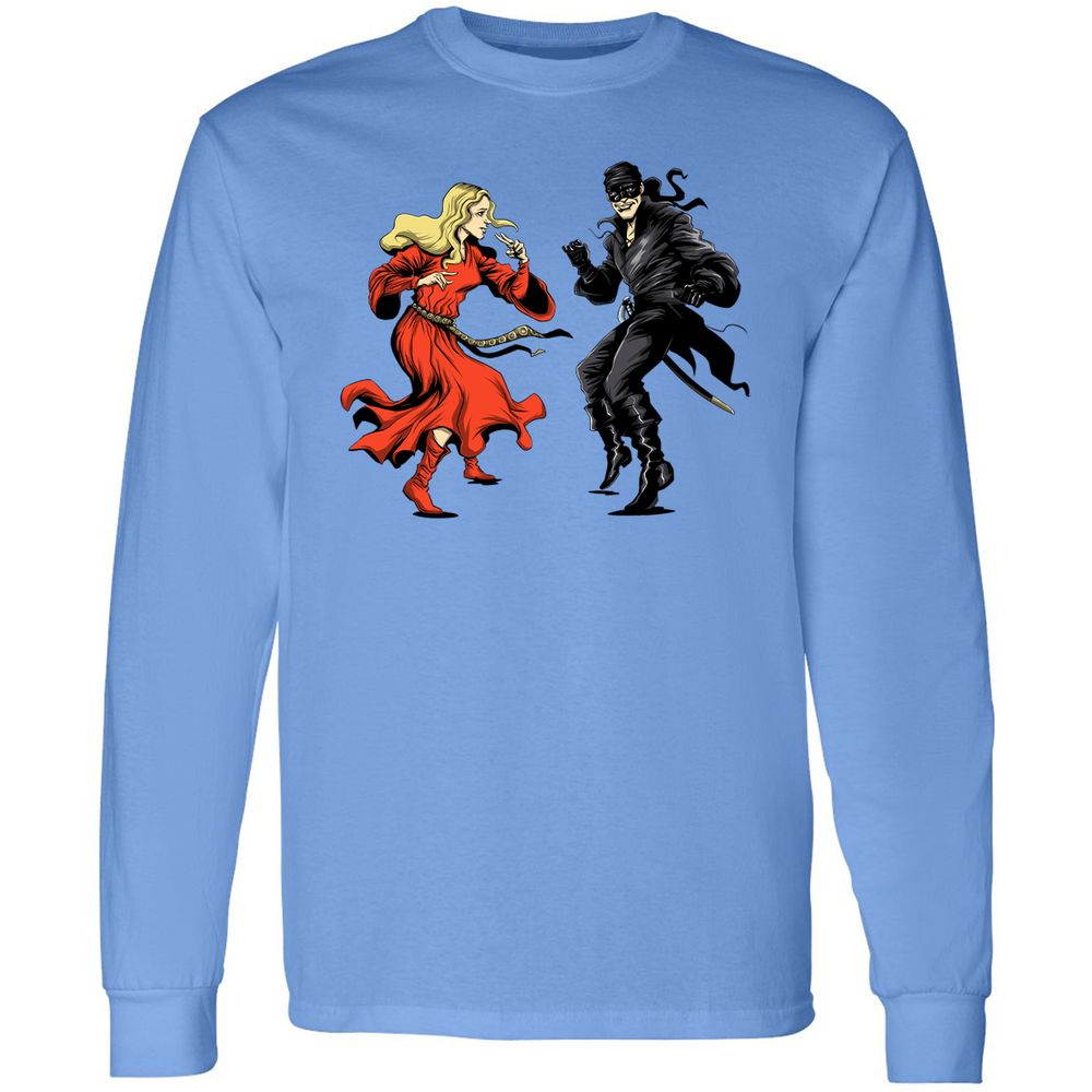 Long Sleeve T-Shirt - HAQXCRDK - Carolina Blue - 2