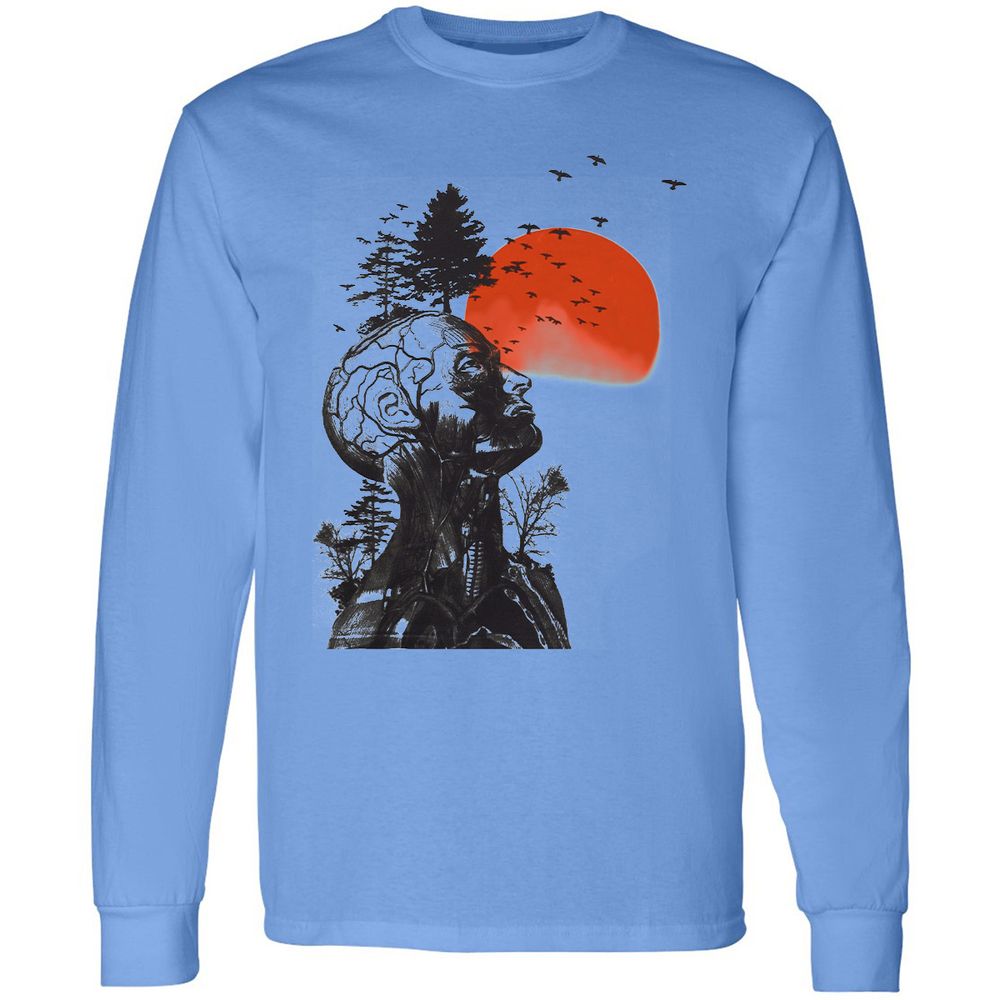 Long Sleeve T-Shirt - AY1LBZCS - Carolina Blue - 2