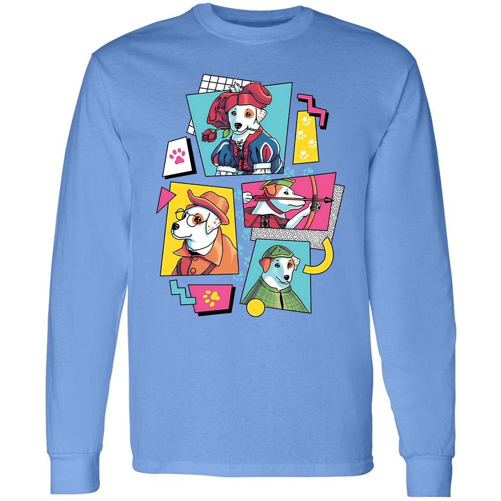 Long Sleeve T-Shirt - KXQET2MF - Carolina Blue - 2