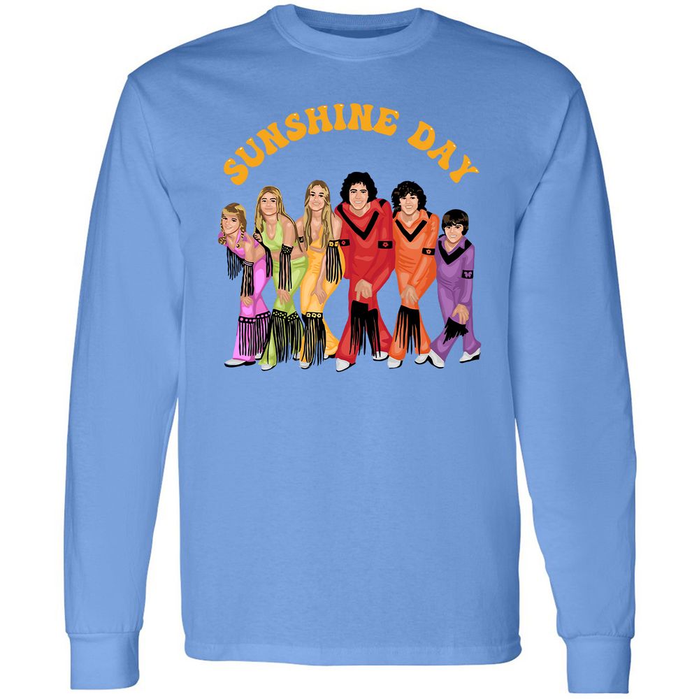 Long Sleeve T-Shirt - QAWADKRX - Carolina Blue - 2