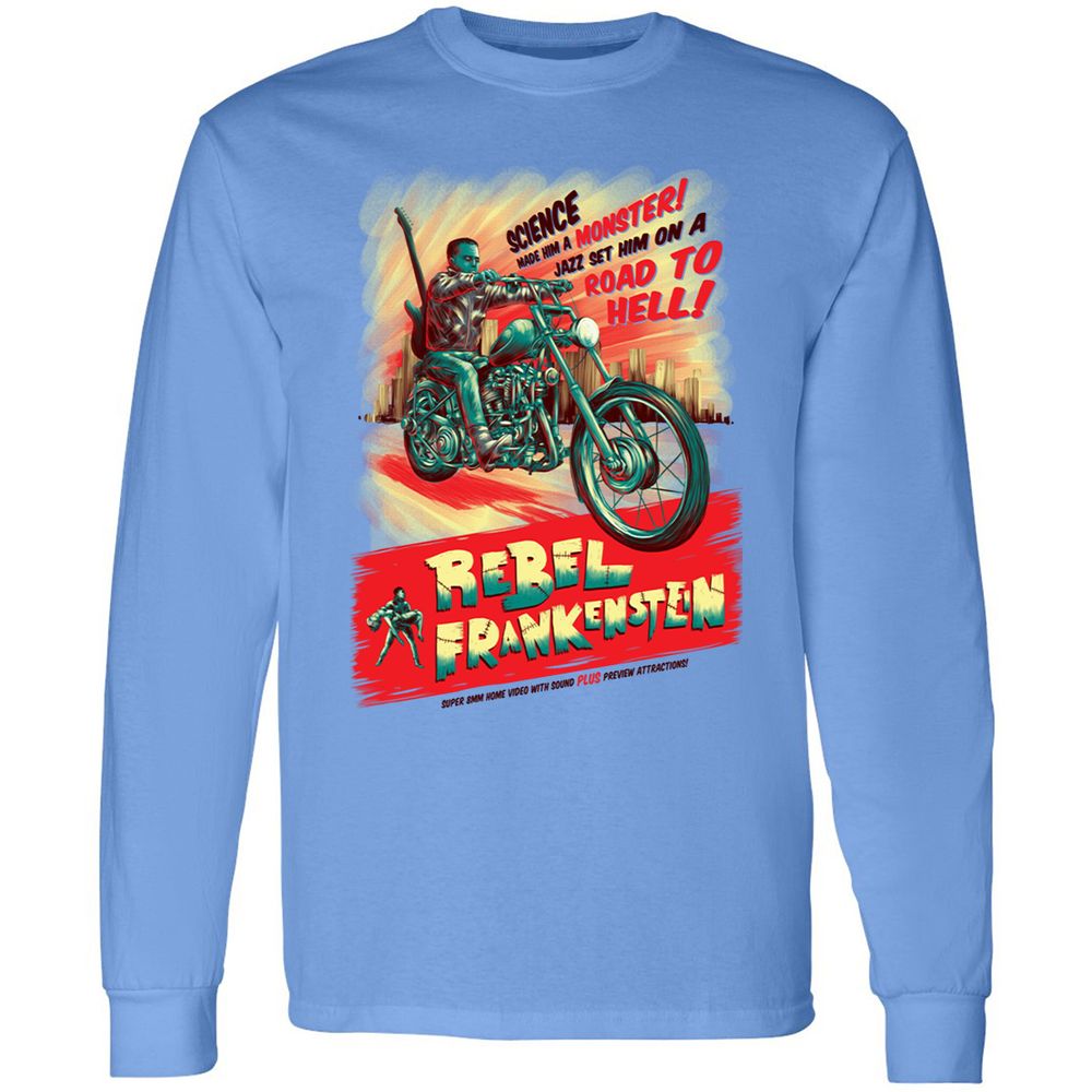 Long Sleeve T-Shirt - QVGCBFCH - Carolina Blue - 2