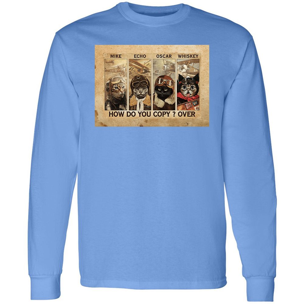 Long Sleeve T-Shirt - 4ZMTXSZA - Carolina Blue - 2