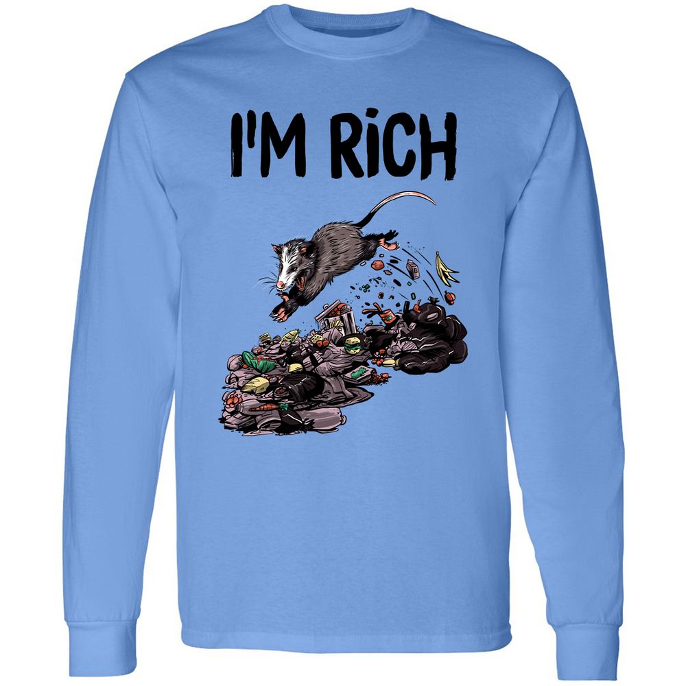 Long Sleeve T-Shirt - KTV3M69T - Carolina Blue - 2