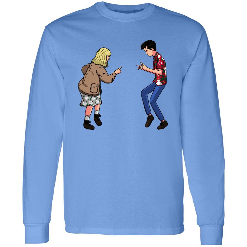 Long Sleeve T-Shirt - DTQU5KXQ - Carolina Blue - 2