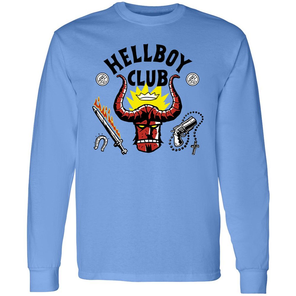 Long Sleeve T-Shirt - 4A4DVUDE - Carolina Blue - 2