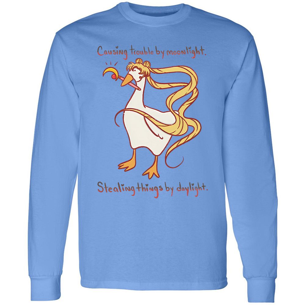 Long Sleeve T-Shirt - KQ4FZVGM - Carolina Blue - 2