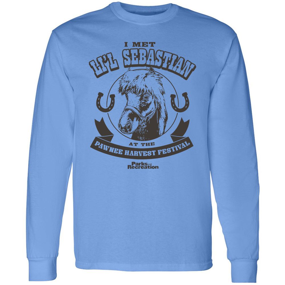Long Sleeve T-Shirt - QD3KEZEQ - Carolina Blue - 2