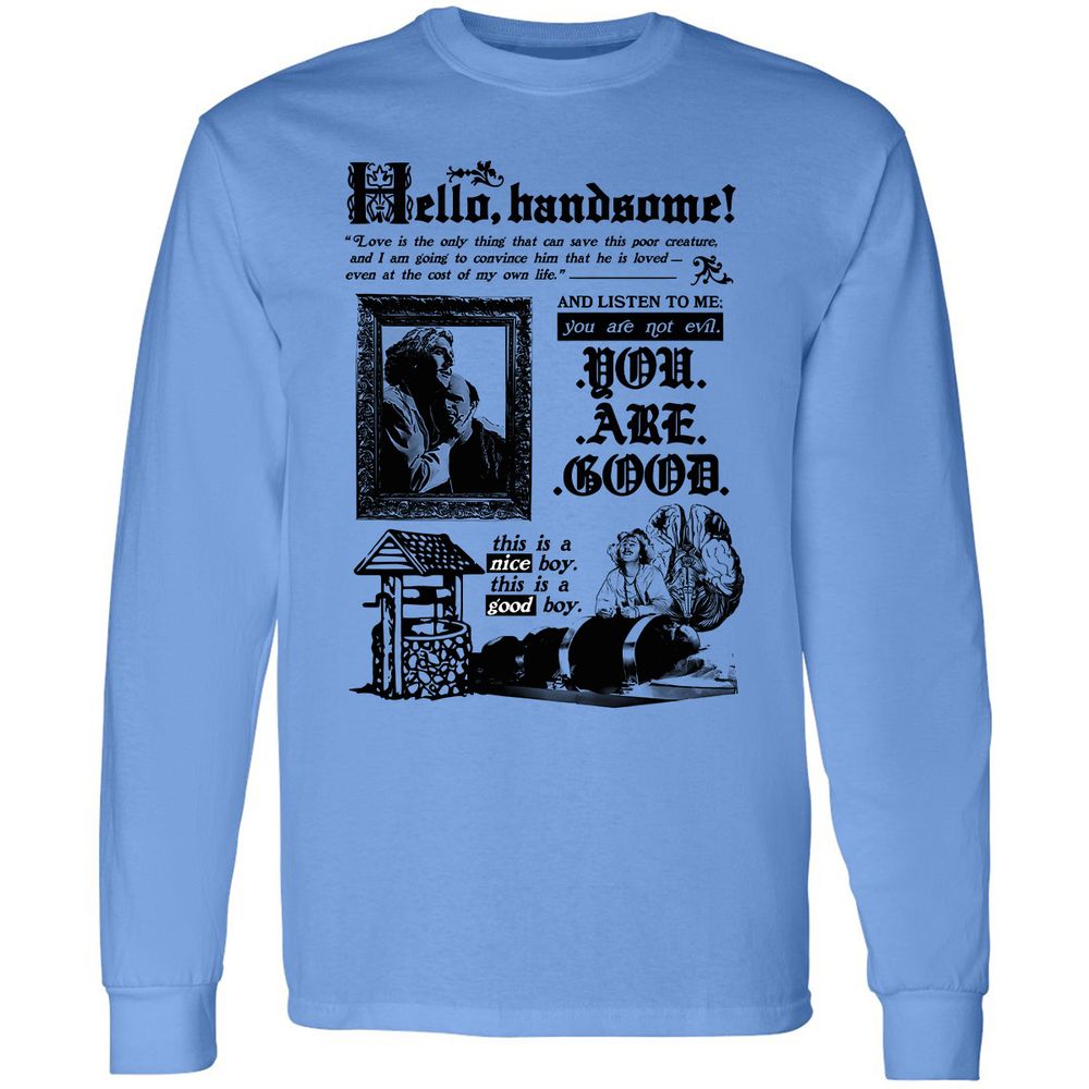 Long Sleeve T-Shirt - 9H6ZNKSG - Carolina Blue - 2