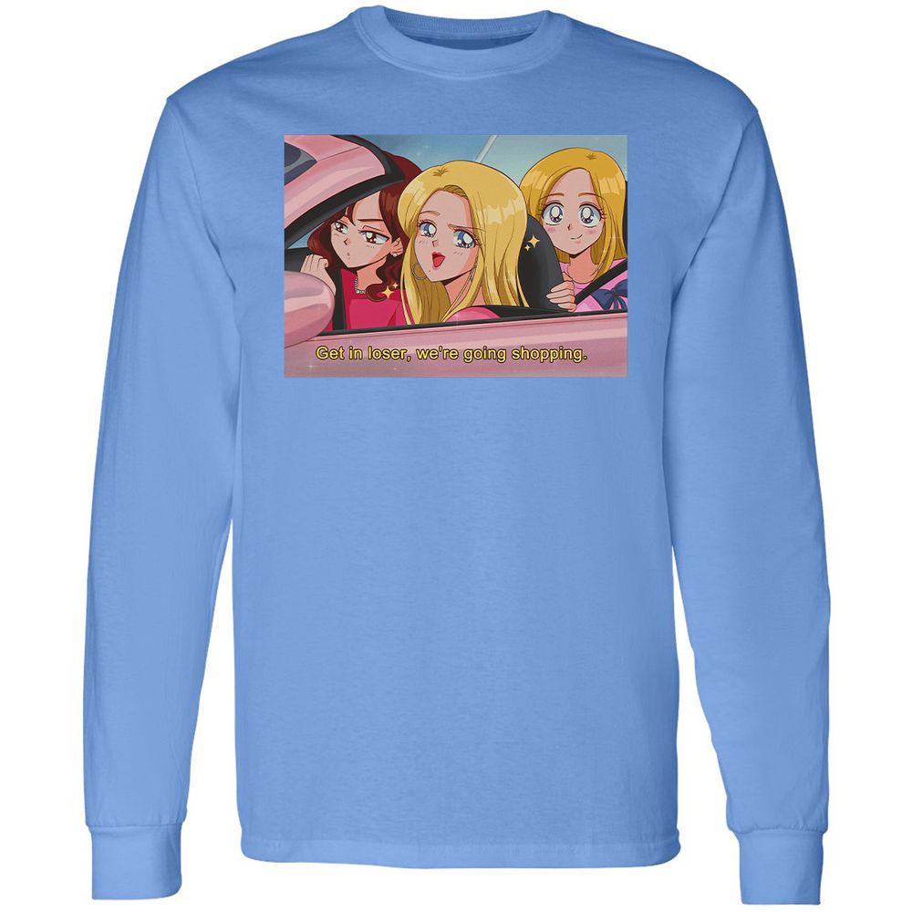 Long Sleeve T-Shirt - 15WY8E5U - Carolina Blue - 2