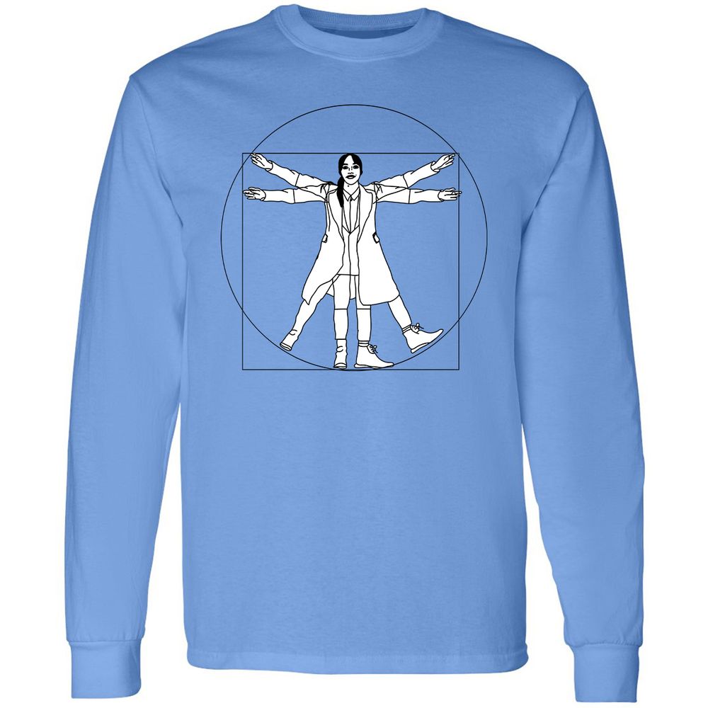 Vitruvian Philomena Cunk - Cunk on Earth - Carolina Blue - 2