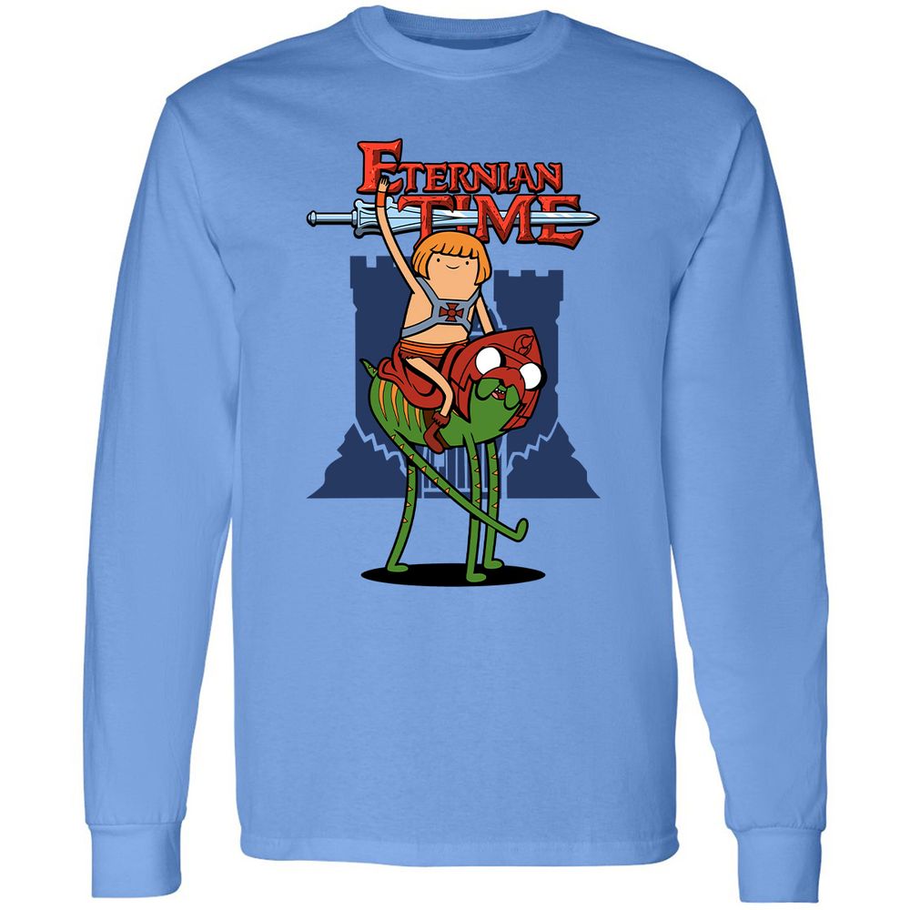 Long Sleeve T-Shirt - NRXGCQNH - Carolina Blue - 2