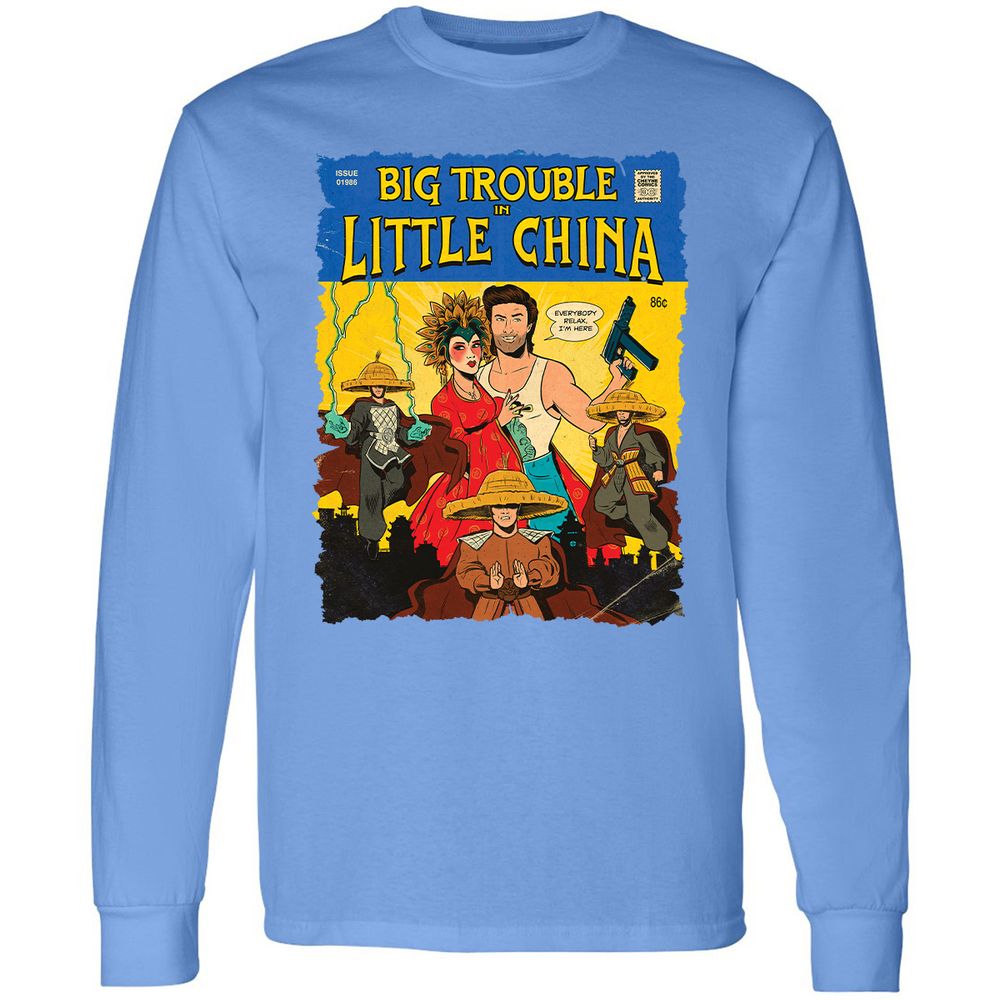 Long Sleeve T-Shirt - Z36FREN9 - Carolina Blue - 2