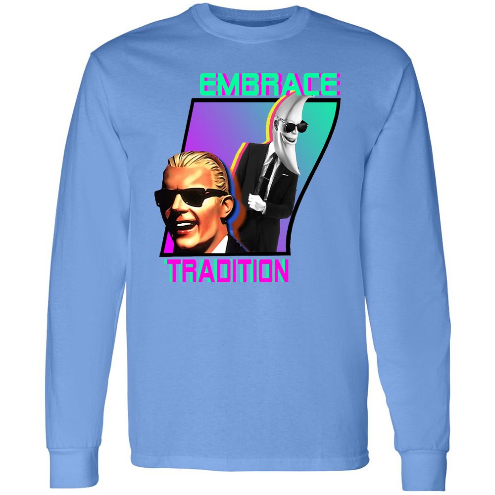 Long Sleeve T-Shirt - AUMDV4ER - Carolina Blue - 2