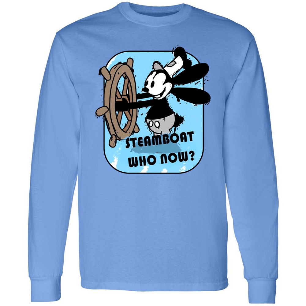 Long Sleeve T-Shirt - HDWKAMFA - Carolina Blue - 2