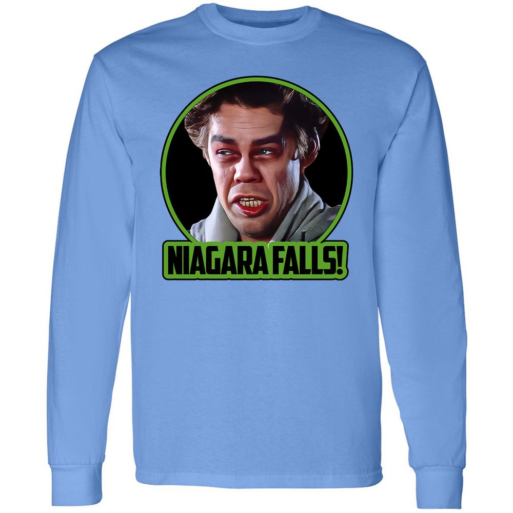 Long Sleeve T-Shirt - HWB9YQ27 - Carolina Blue - 2