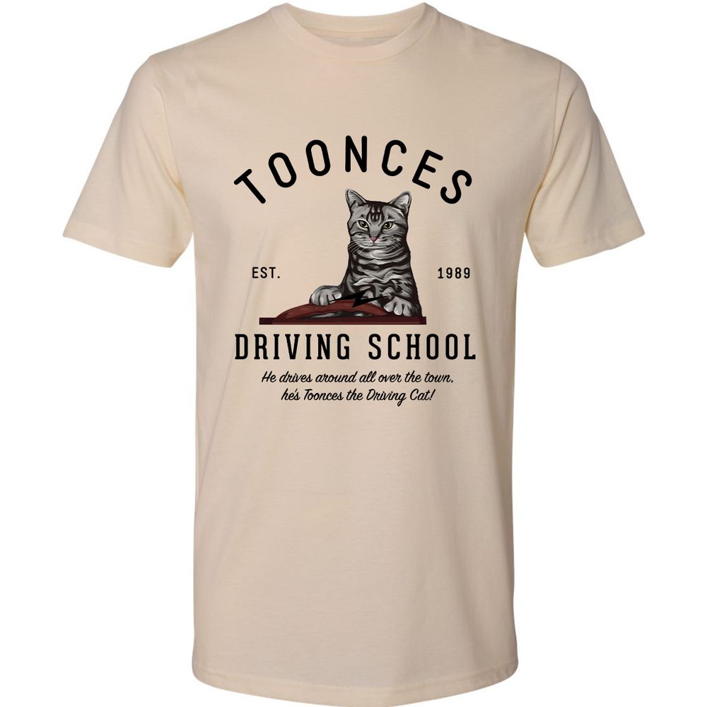 Funny Cat Driving School - Cream - 2