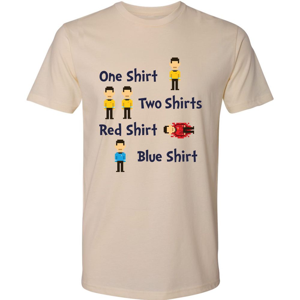 Red Shirt, Blue Shirt - Cream - 2