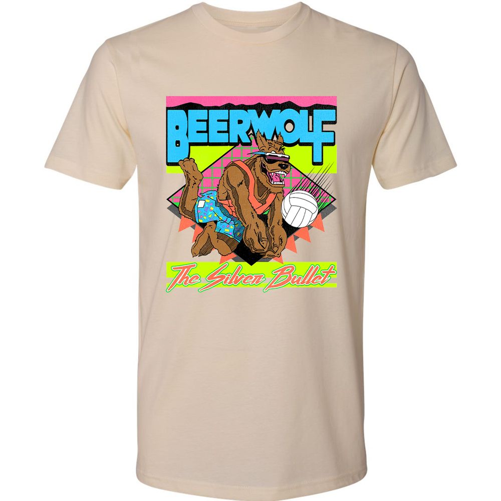 Retro Beach Wolf - Cream - 2