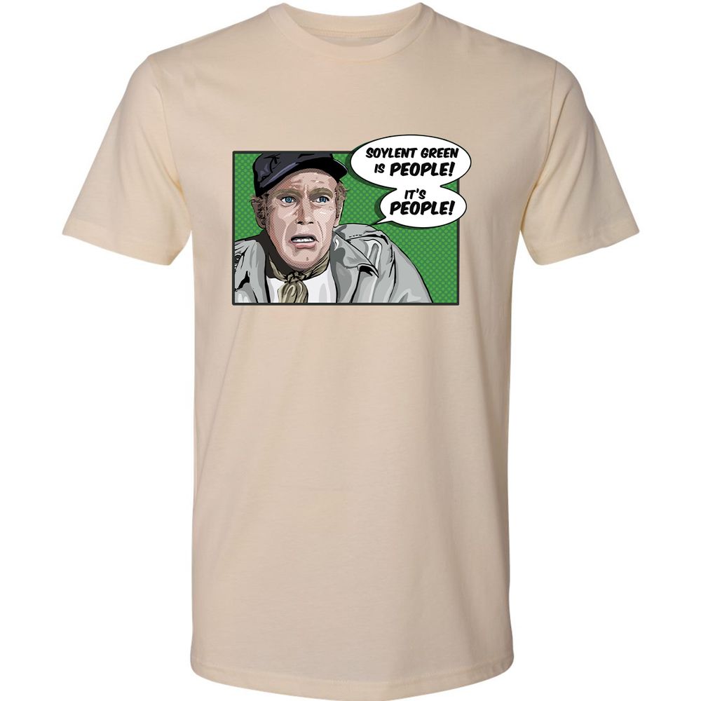 Premium Unisex T-Shirt - F6NAELVR - Cream - 2