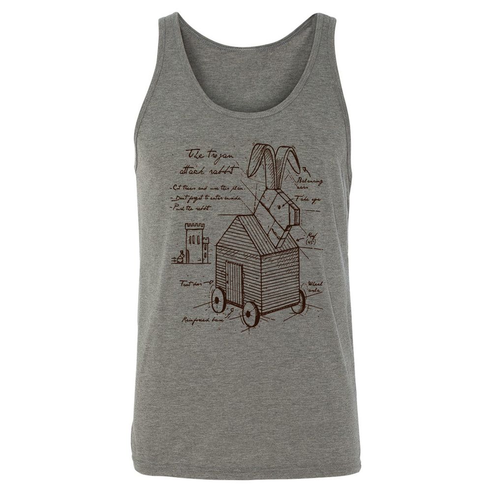 Unisex Jersey Tank - Q7NYSGFQ - Grey Triblend - 2