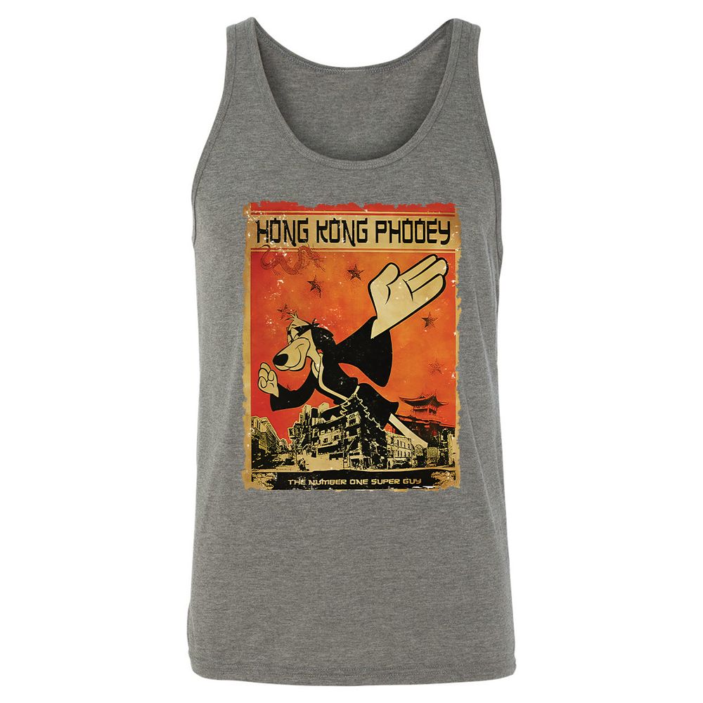 Unisex Jersey Tank - AMCEH7AV - Grey Triblend - 2