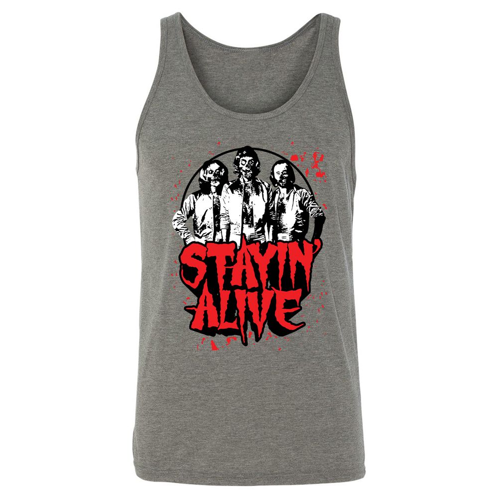 Bee Gees Stay Alive - Grey Triblend - 2