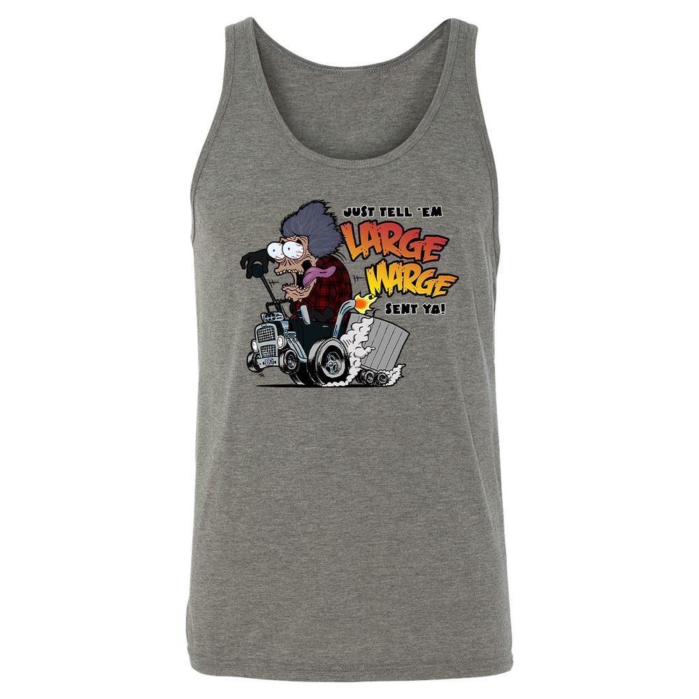 Unisex Jersey Tank - C6FCGCJY - Grey Triblend - 2