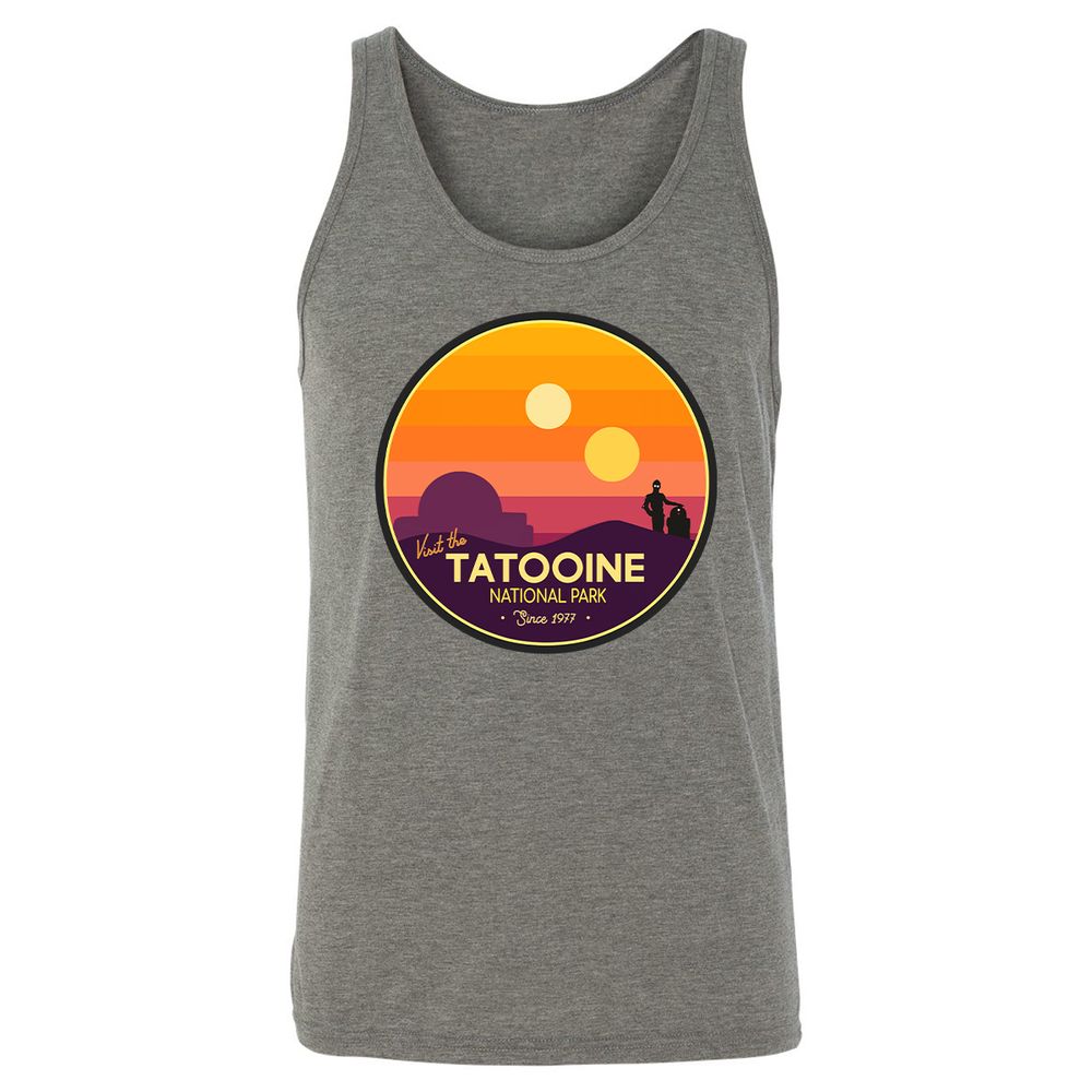 Unisex Jersey Tank - VVDB4TF6 - Grey Triblend - 2