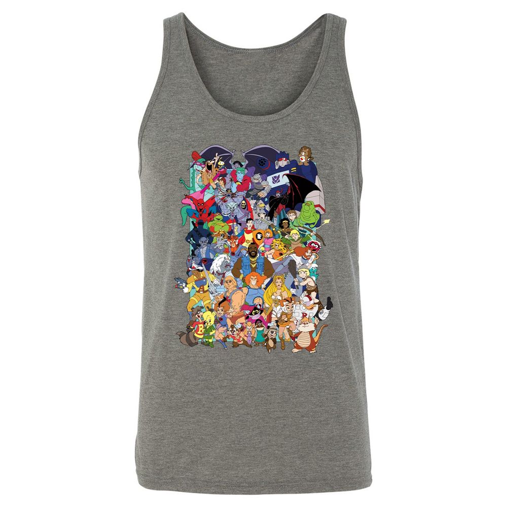 Unisex Jersey Tank - V9Y1K2RY - Grey Triblend - 2