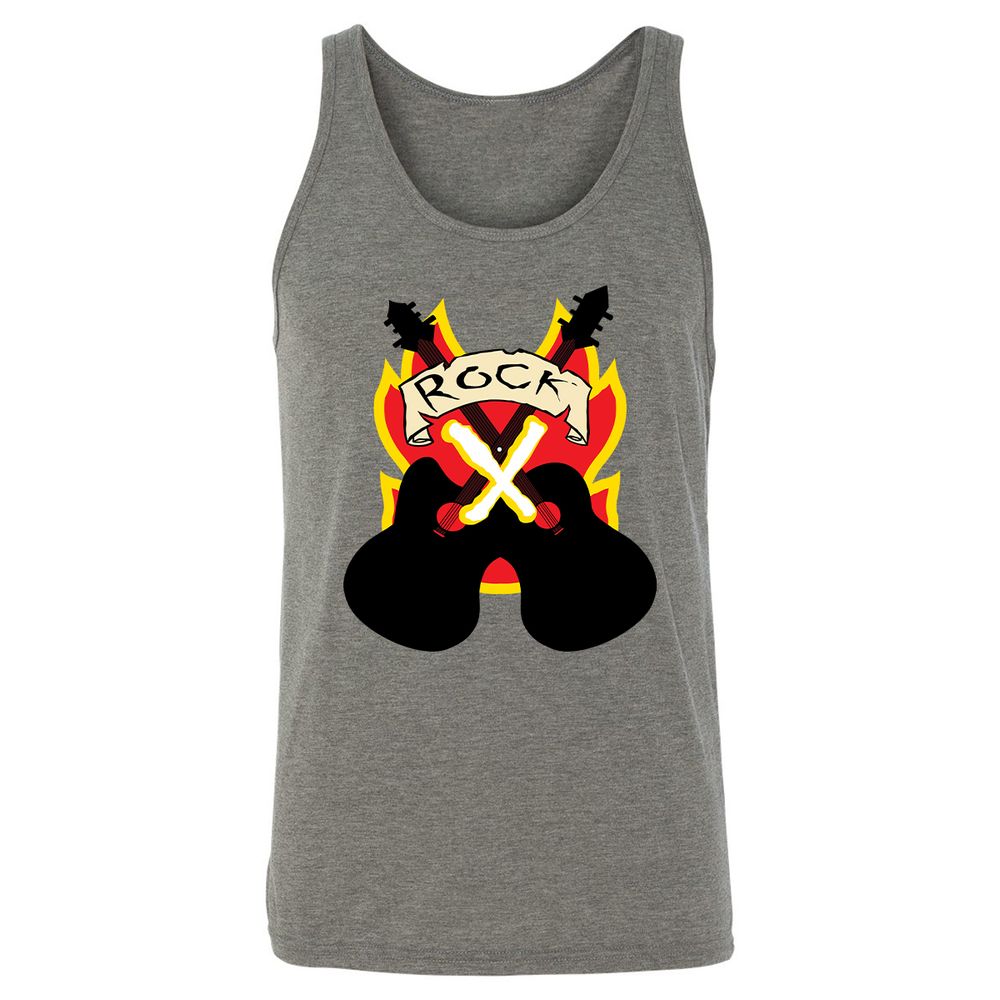 Unisex Jersey Tank - GH5NCR1A - Grey Triblend - 2