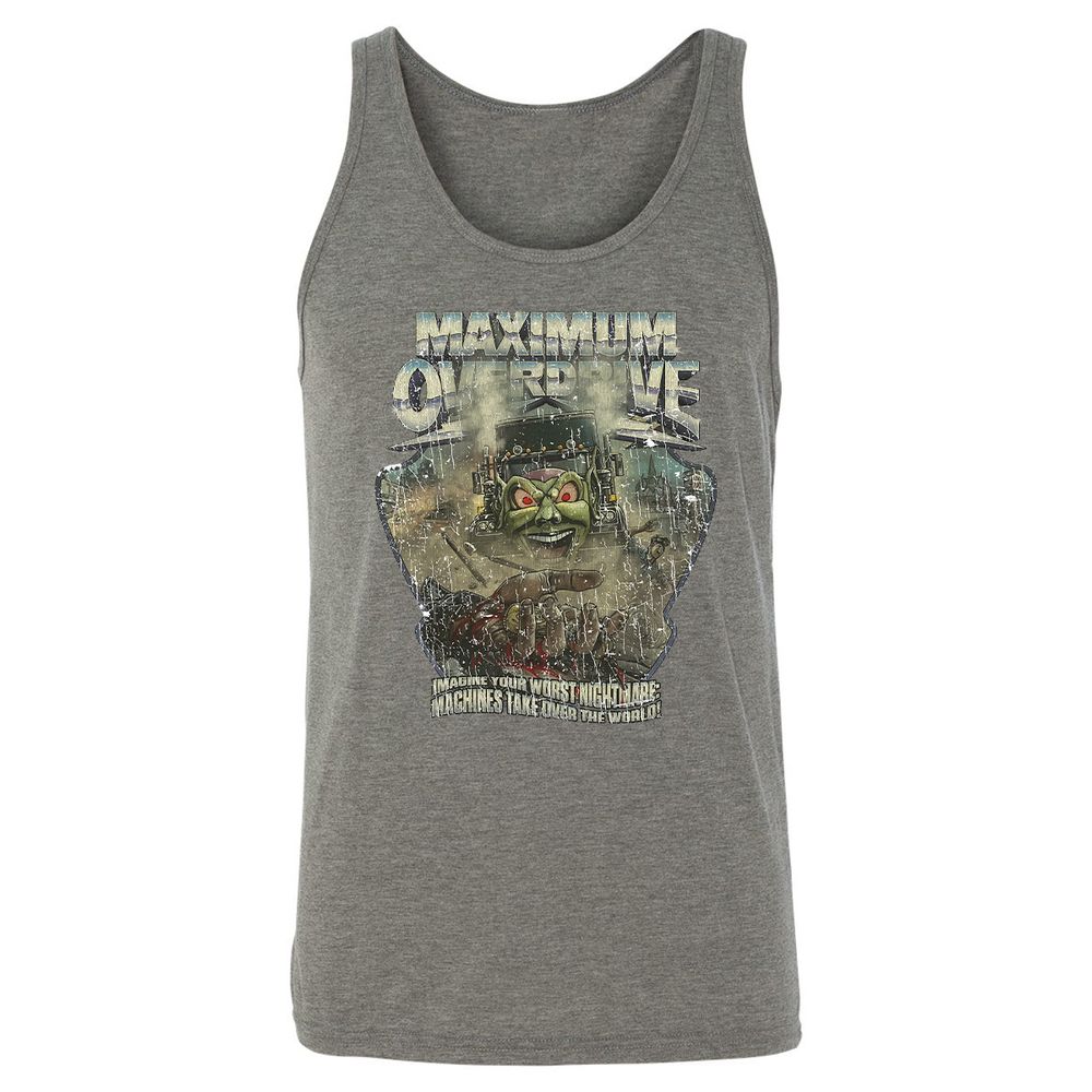 Unisex Jersey Tank - QH4L7K6L - Grey Triblend - 2