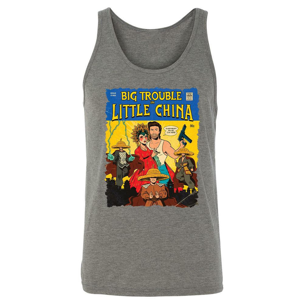 Unisex Jersey Tank - NS8L596E - Grey Triblend - 2