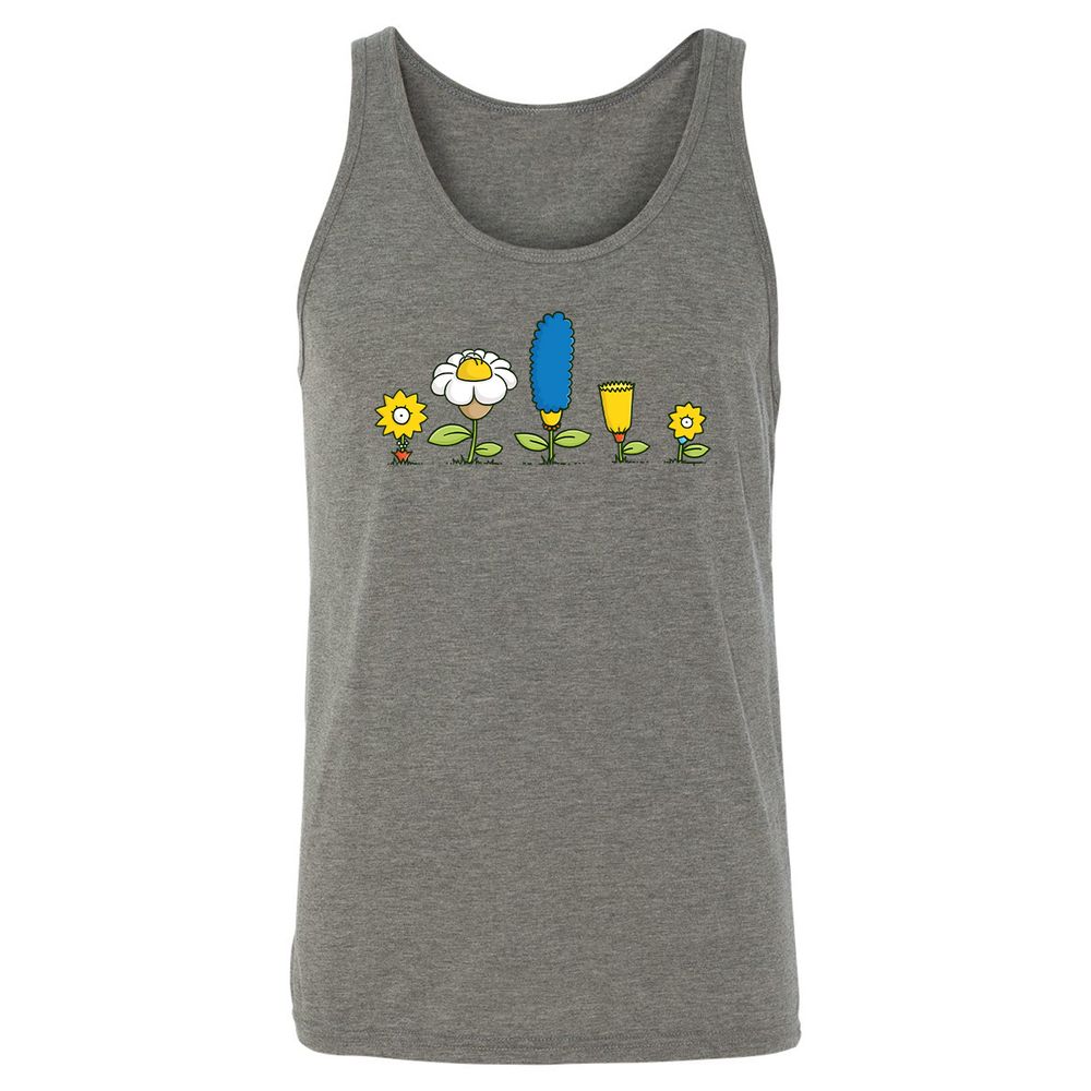 Unisex Jersey Tank - GTDTPVLX - Grey Triblend - 2