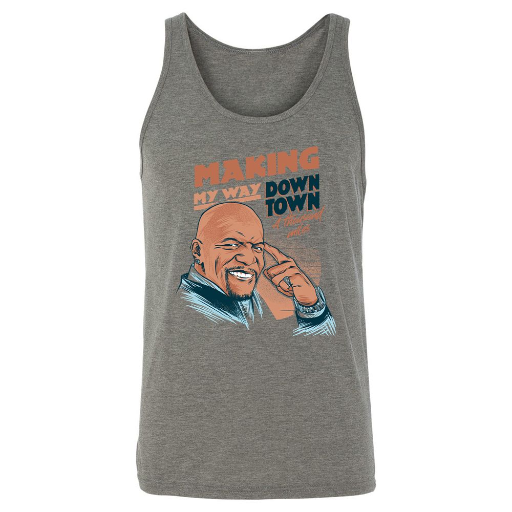 Unisex Jersey Tank - 3SX77QGJ - Grey Triblend - 2