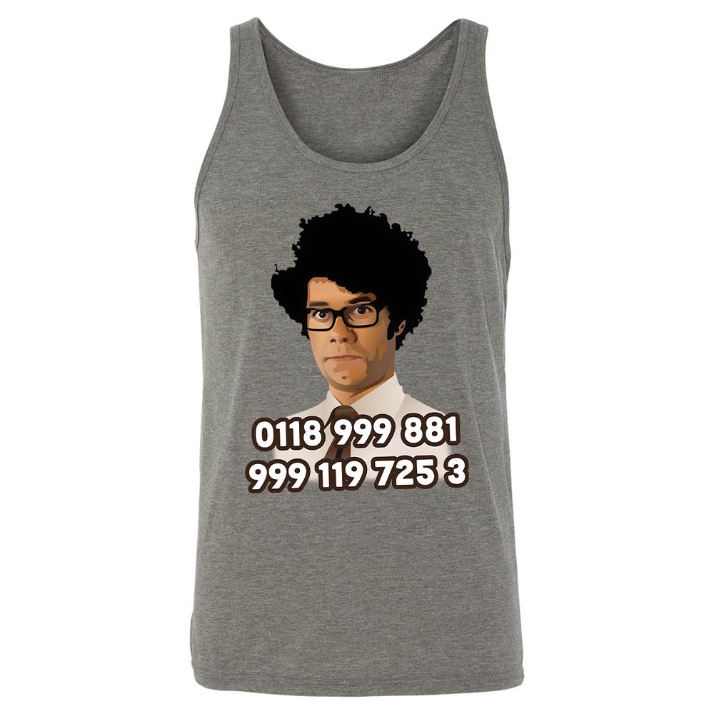 Unisex Jersey Tank - MD8GVSQL - Grey Triblend - 2
