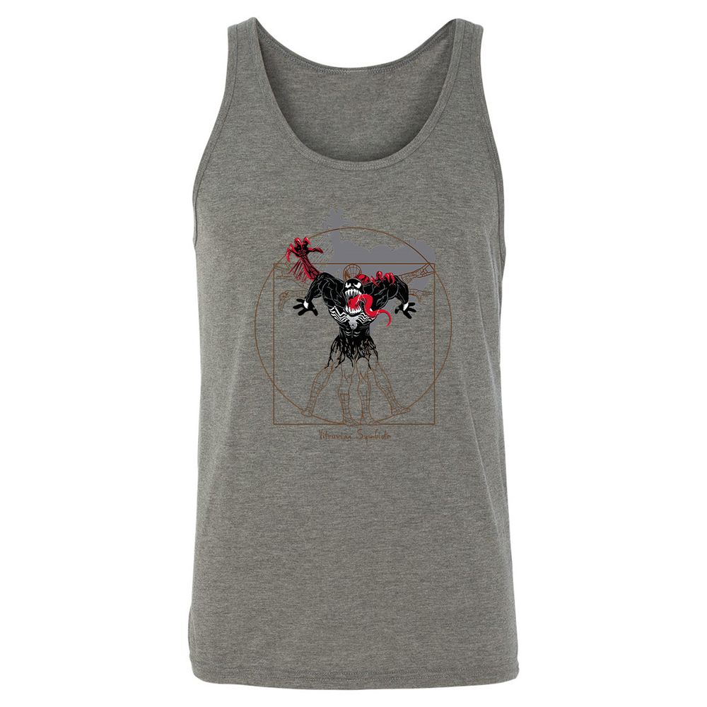 Unisex Jersey Tank - 84CVJ85V - Grey Triblend - 2