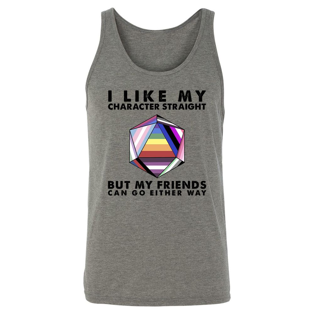 Unisex Jersey Tank - AQKASELD - Grey Triblend - 2