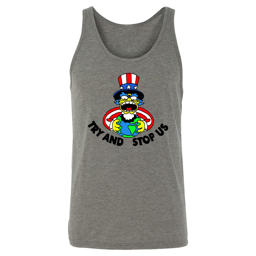 Unisex Jersey Tank - 5T2LZ1CW - Grey Triblend - 2