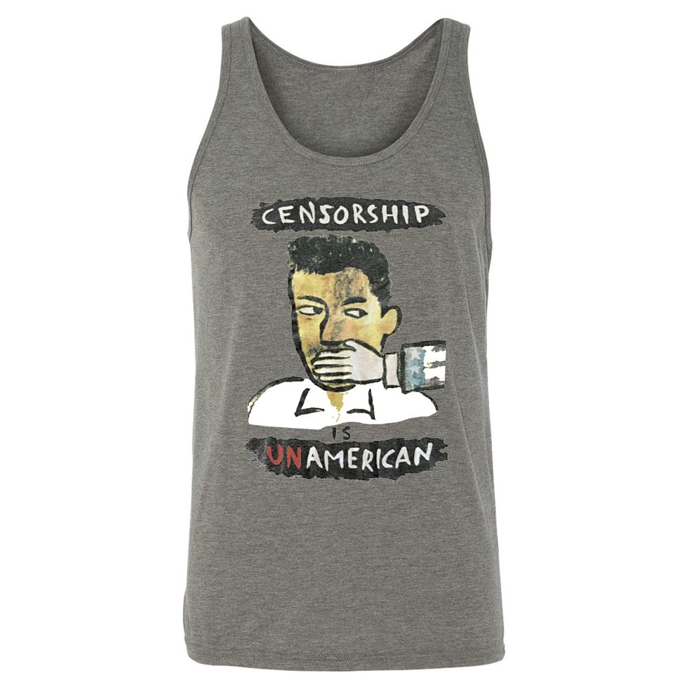 Censorship is Unamerican - Grey Triblend - 2