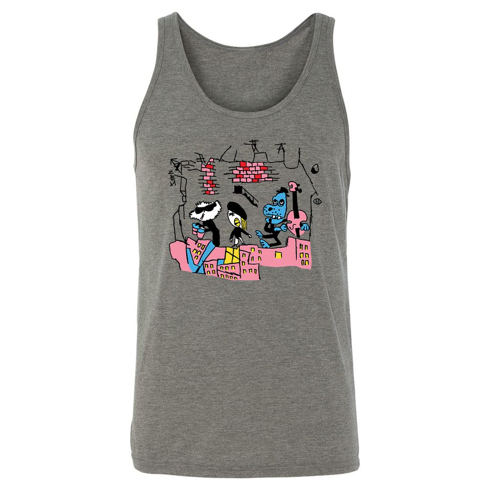 Unisex Jersey Tank - 2KBJ91A2 - Grey Triblend - 2
