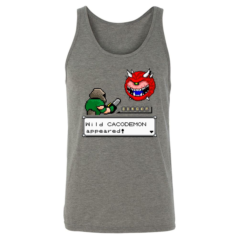 Unisex Jersey Tank - KLHKFKFM - Grey Triblend - 2