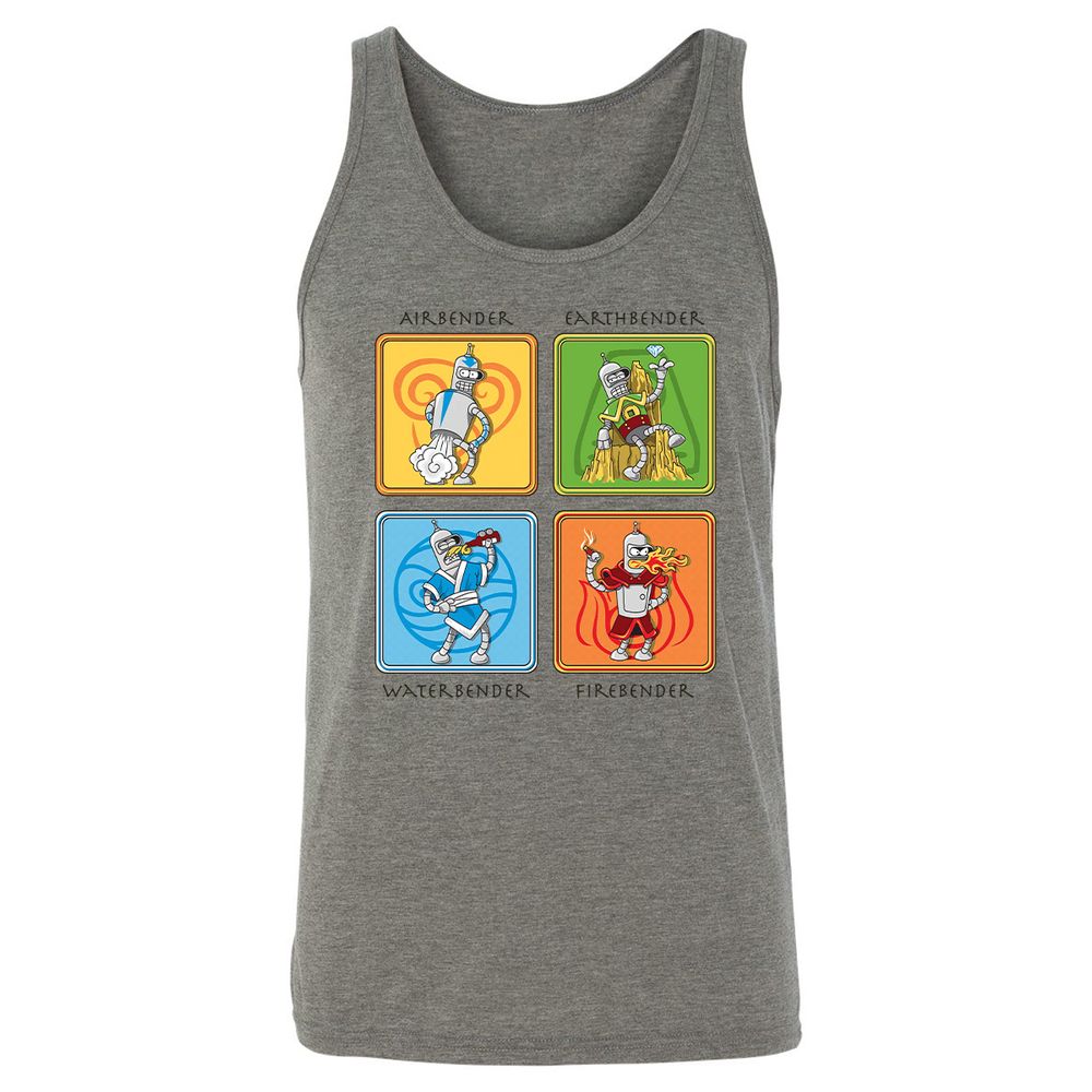 Unisex Jersey Tank - NP3AZH4E - Grey Triblend - 2