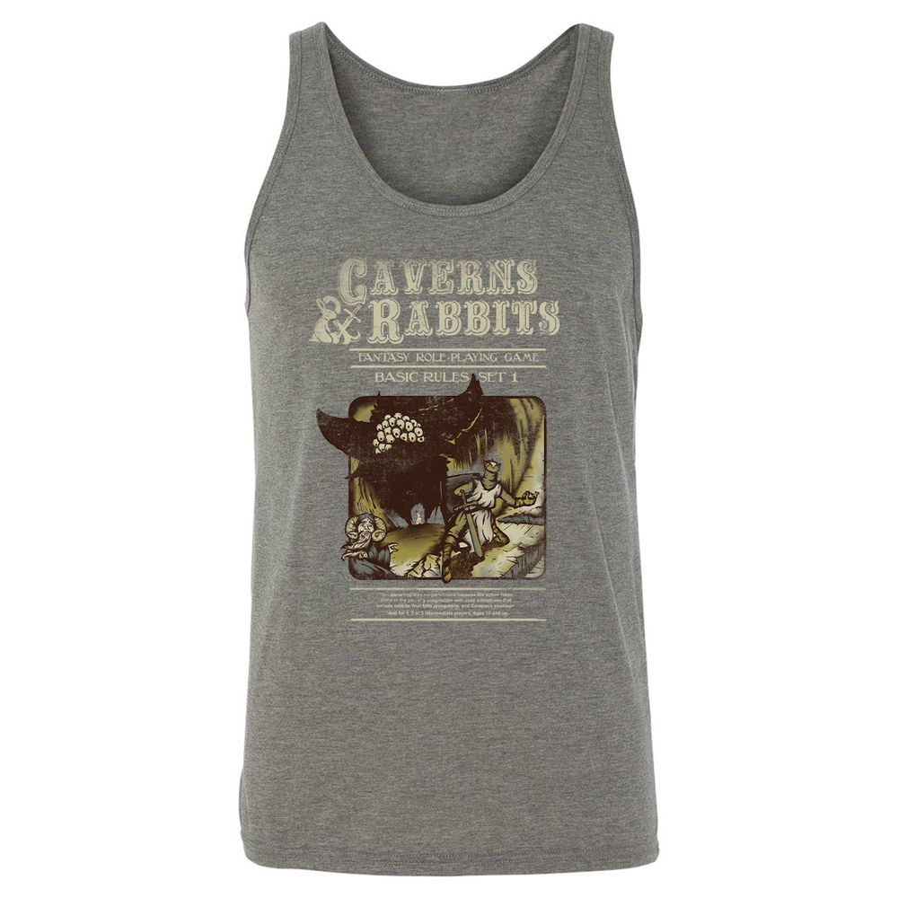 Unisex Jersey Tank - SNZELK49 - Grey Triblend - 2