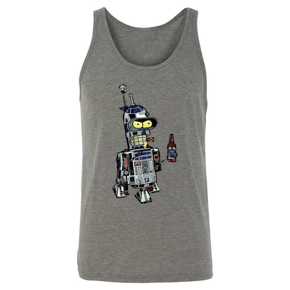 Unisex Jersey Tank - QZQB2JPL - Grey Triblend - 2