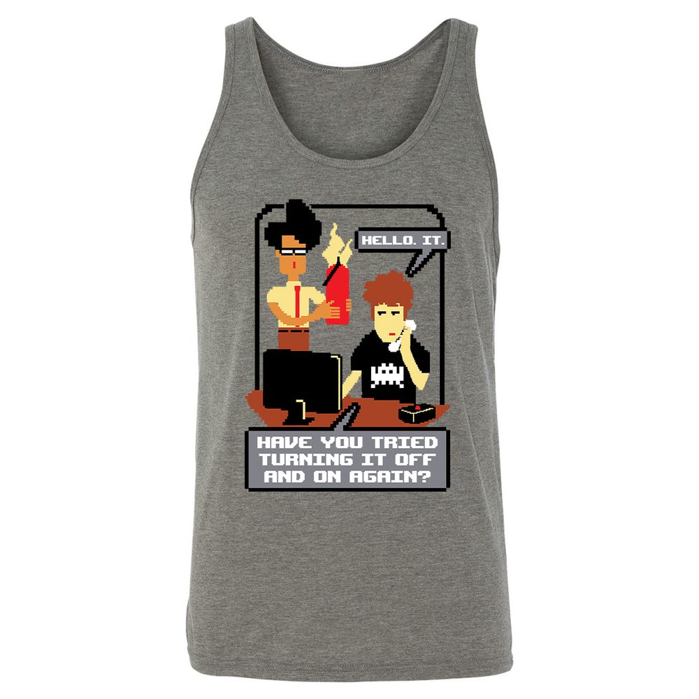 Unisex Jersey Tank - 1PW7NQ77 - Grey Triblend - 2