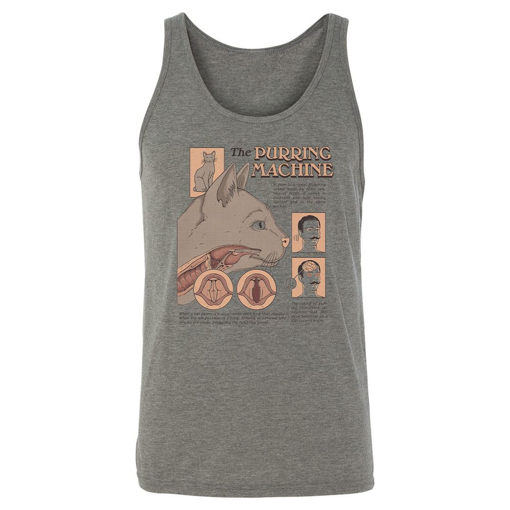 Unisex Jersey Tank - SQN7M287 - Grey Triblend - 2