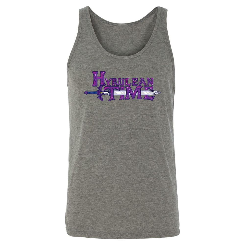 Unisex Jersey Tank - White - Grey Triblend - 2