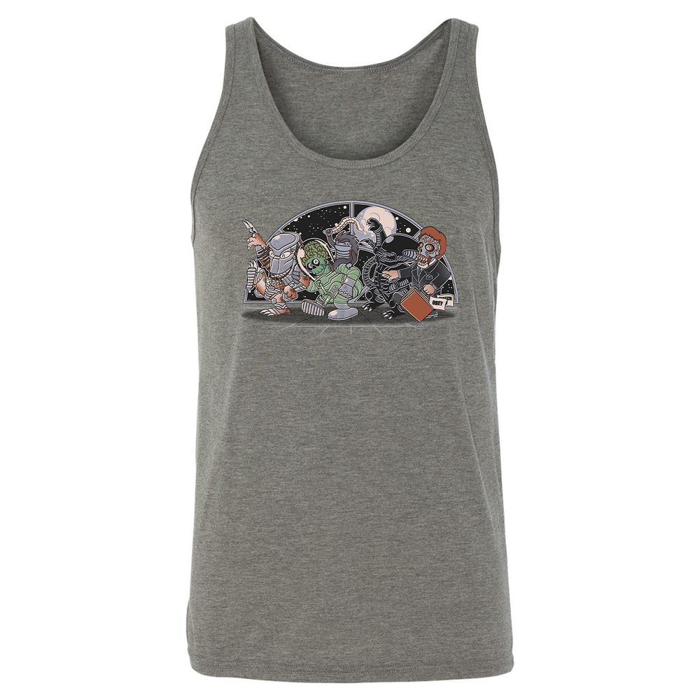 Unisex Jersey Tank - 68H65DQ9 - Grey Triblend - 2