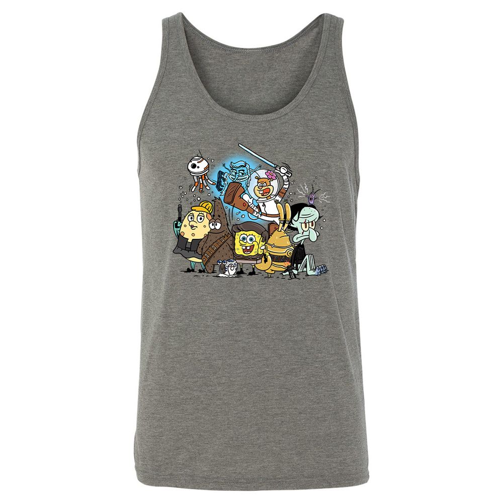 Unisex Jersey Tank - DGQYTNF7 - Grey Triblend - 2